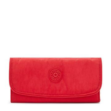 Kipling Money Land Snap Wallet Wallets Red Rouge | AU 2193GS